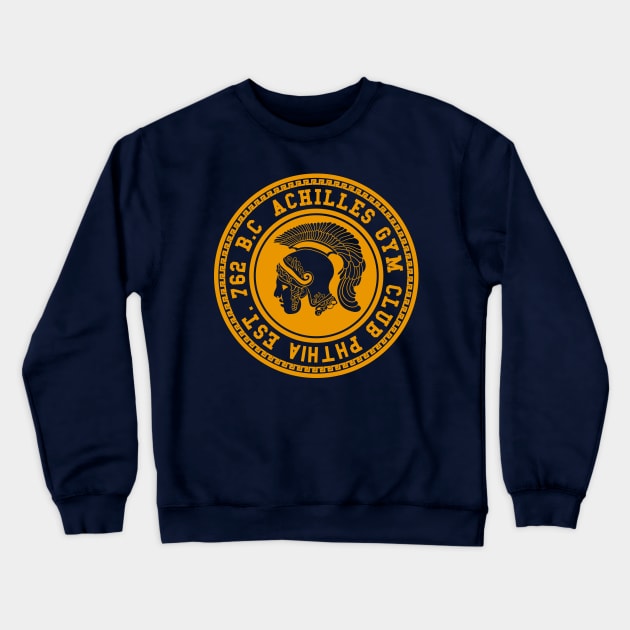 Achilles Greek Gym Crewneck Sweatshirt by nickbeta